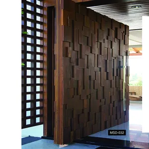 CBMMART ארה"ב קנדה וילה ראשי דלת כניסה מודרני עיצוב Pivot עץ דלתות