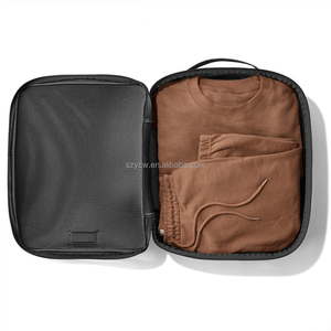 Juego de 4 cubos de embalaje de viaje de malla de aire expandible bolsa de aseo deportiva para equipaje de viaje al aire libre maleta cosméticos organizados - Product Image 2