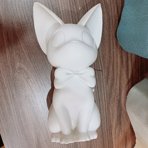 Meilleure vente DIY <span class=keywords><strong>Gigi</strong></span> Cat Résine Blanc Embryon Graffiti Noël Tirelire Enfants Creative À La Main Ornements Peints À La Main - Product Image 5