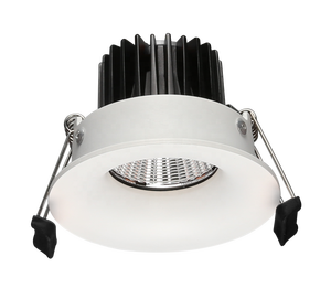 Cadre de montage encastré incurvé et de style épuré pour luminaire LED rond GU10, <span class=keywords><strong>d</strong></span>écoupe fixe 75 mm, RF8 - Product Image 6