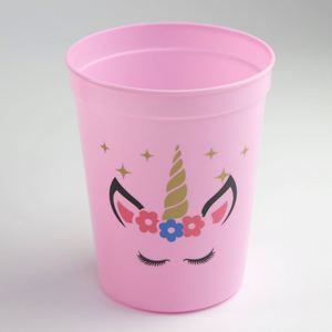 16Oz Personalized Cold Matte <b>Reusable</b> Plastic Stadium <b>Cup</b> Custom Logo Colorful Changing Direct Drinking for Camping - Product Image 4