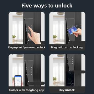 डियू सिक्योरिटी-ग्रेडेड वाईफाई फिंगरप्रिंट स्मार्ट लॉक-ट्यूया ऐप संगत एल्यूमीनियम मिश्र धातु डिजिटल लॉक-ट्यूया क्लाउड स्टोरेज - Product Image 3