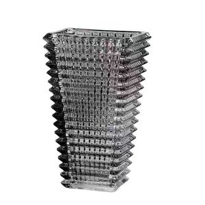 แจกันคริสตัลซีเปปไทด์สำหรับจัดดอกไม้ 10x10x25 ซม. พร้อมเครื่องประดับตกแต่งดอกลิลลี่สำหรับห้องนั่งเล่น - Product Image 5