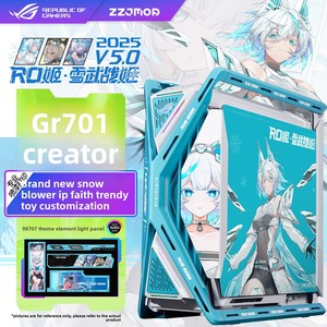 Rog Genesis Custom Case 701 Suede Panel <span class=keywords><strong>de</strong></span> luz blanca Aleación <span class=keywords><strong>de</strong></span> aluminio Co-Branded Computadora <span class=keywords><strong>de</strong></span> escritorio ATX Full Tower Side Stock - Product Image 6