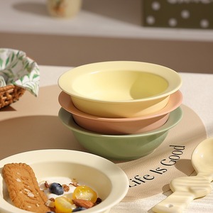 Tazón de paja, tazón popular para yogur a la hora del desayuno, tazón para avena, tazón para ensalada, tazón para fruta, tazón de cerámica para arroz, tazón para postres y bocadillos - Product Image 4