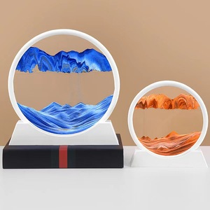 Peinture de sable 3D en mouvement, Art <span class=keywords><strong>d</strong></span>'horloge sèche, Ornements, Peinture de paysage, Artisanat, Cadeaux, <span class=keywords><strong>D</strong></span>écoration intérieure, Cadeau pour enfants - Product Image 2
