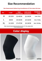 Genouillère de compression respirante antidérapante élastique pour le sport, soutien de jambe, protection de genou pour le basketball et la course, personnalisable