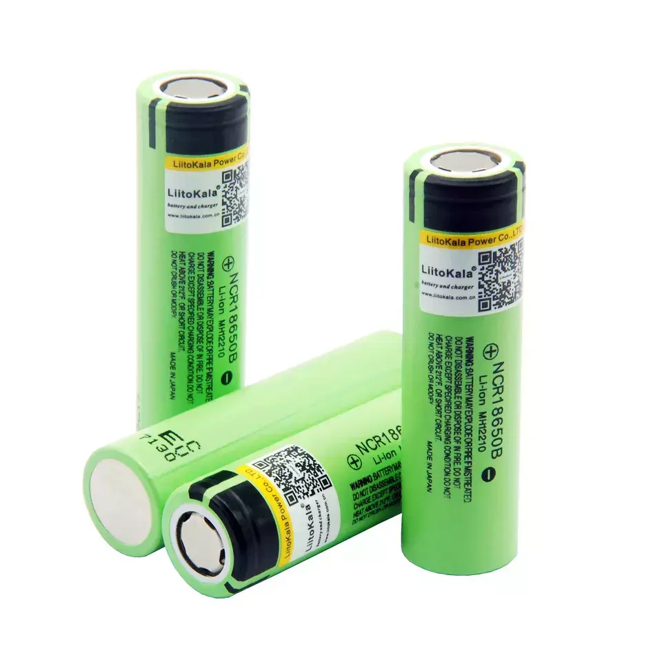 liitokala lii 18650 3400mah 34b NCR18650B 3.7v Rechargeable Li-ion Battery for led Flashlight