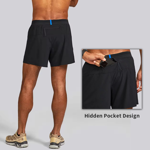 Pantalones Cortos Deportivos para Hombre, 5 Pulgadas de Largo, Alta Calidad, Diseño con Bolsillo Oculto, Secado Rápido, Transpirables, para Entrenamiento Atlético - Product Image 2