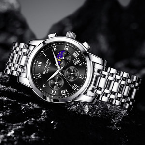 Reloj <span class=keywords><strong>de</strong></span> Pulsera <span class=keywords><strong>de</strong></span> Cuarzo para Hombre, Marca [Brand Name], Correa <span class=keywords><strong>de</strong></span> Acero Inoxidable, Resistente al Agua 3ATM, Cierre <span class=keywords><strong>de</strong></span> Mariposa, Popular entre Estudiantes <span class=keywords><strong>de</strong></span> Secundaria - Product Image 3