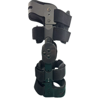 Attelle de genou universelle de haute qualité pour la rééducation, réglable et stabilisatrice, pour soulager la douleur (support de l'articulation du genou ACL)
