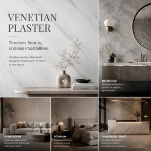 Pittura Effetto Marmo Veneziano Lucido di Lusso per Rivestimenti Cucina e Pareti Decorative - Product Image 5