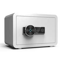 Caja de seguridad de huellas dactilares, llave de efectivo, cerradura electrónica pequeña, dinero seguro, Banco de Hotel en casa, caja de seguridad Digital portátil biométrica