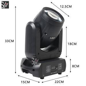 150W 18 prismi rotanti del fascio Spot Dmx effetto luce del palco a LED fascio di testa mobile luce Disco Dj Bar e <span class=keywords><strong>discoteca</strong></span> - Product Image 3