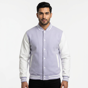 Custom Quality Woolen <b>Baseball</b> Varsity <b>Jacket</b> Vintage Winter Style with Genuine Leather Sleeves CollegeBaseballjacket <b>for</b> <b>men</b> - Product Image 1