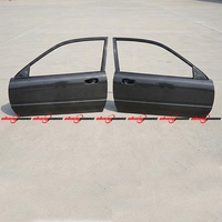 Nouvelles portes de remplacement en fibre de carbone de style OEM légères, compatibles avec EK9 1995-2000 6ème génération pour berline JDM VTEC, voiture de haute qualité