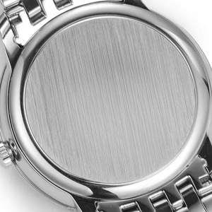 Classic Designer Style White Silk Textured Dial Rose Gold Hands 316L Stainless Steel Date Automatic <b>Mechanical</b> <b>Men</b> Luxury <b>Watch</b> - Product Image 3