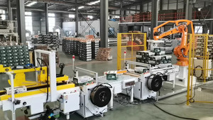 Tập trung máy móc nhà sản xuất giá <span class=keywords><strong>Robot</strong></span> tay palletizer PLC cho thùng carton nặng Túi 4-10 carton/min hóa chất thực phẩm thuốc lá - Product Image 3