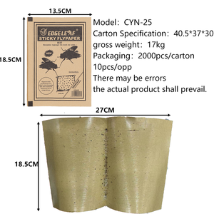 Trampa Adhesiva para Moscas de Papel Kraft con Cebo Atractivo, Suministro de Fábrica, OEM Disponible - Product Image 2