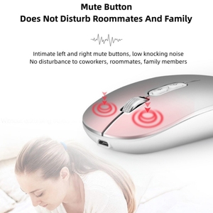 Destek özelleştirme AI akıllı ses çeviri fare çift modlu kablosuz ses aktive fare - Product Image 4