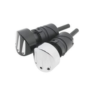 Bouchon de réservoir d'huile noir/chromé pour Harley Sportster 883 <span class=keywords><strong>1200</strong></span> <span class=keywords><strong>Superlow</strong></span> Custom 2004-2020 - Product Image 1