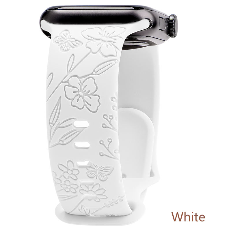 สีขาว (มีลวดลายผีเสื้อ)