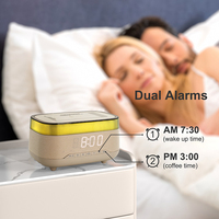 2026 Nieuwe Multifunctionele Smart Bluetooth Speaker met Draadloze Oplader en Wekker