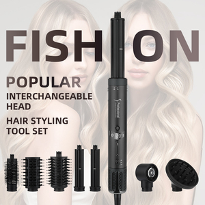 Salon professionnel Smart Interchangeable Automatique Haute Vitesse Circulation Chaud et Froid Sèche-Cheveux avec Souffleur et Brosses - Product Image 2