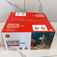 Vente flash - Plat chauffant de luxe doré pour mariage et réception - Plat chauffant en acier inoxydable pour buffet