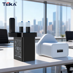 Cargador USB del Reino Unido de 5V 1A | Certificado BS/UKCA | Enchufe de 3 pines-Compacto, seguro y eficiente para teléfonos/auriculares | Opciones OEM - Product Image 1