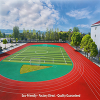 Granulés de caoutchouc EPDM personnalisés de haute qualité pour surface de terrain de sport écologique perméable – Fournisseur d'usine pour terrains universitaires