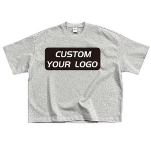 Fashion Heavyweight 100% Cotton Vintage <b>T</b>-<b>shirt</b> Custom Printing Logo Men's 275gsm Drop Shoulder Oversized Men <b>T</b> <b>Shirt</b> - Product Image 2