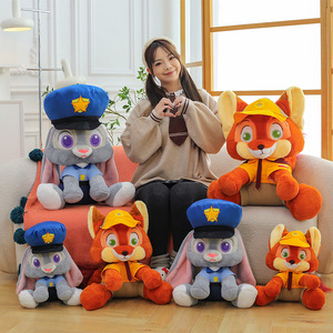 Figuras de Nick y Judy de Linda Popular Crazy Animal City, muñecos de zorro y conejo, juguetes para <span class=keywords><strong>dormir</strong></span> conmigo, regalos perfectos para las fiestas - Product Image 2
