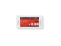 Zkong Label harga elektronik BLE 2.6 inci NFC Cloud terhubung ESL IoT rak Label solusi ritel untuk mal belanja Supermarket