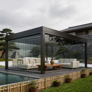 Havuz Gölgelikleri Alüminyum Çerçeveli Kumaş Çıkarılabilir UV Dayanımlı Su Geçirmez Rüzgar Geçirmez Dayanıklı Havuz Kenarı Şezlongları Şezlong Güneşlenme Alanı - Product Image 1