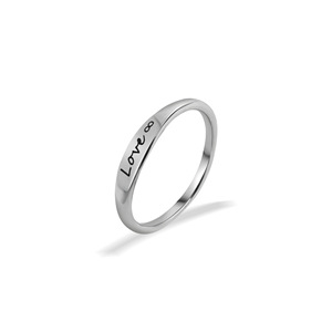 Anillo de Pareja de Acero Inoxidable Chapado en Oro de Moda de Fanke, Anillo Simple para Pareja, <span class=keywords><strong>Regalo</strong></span> para el Día de San Valentín, <span class=keywords><strong>Regalo</strong></span> para el Día de la Madre con Letras Grabadas - Product Image 4