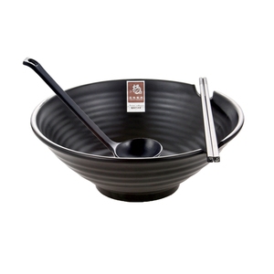 Holesale personalizado 9 pulgadas negro melamina grande apanese ramen <span class=keywords><strong>Noodle</strong></span> <span class=keywords><strong>Bowl</strong></span> - Product Image 1