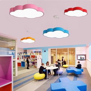 <span class=keywords><strong>Lampada</strong></span> a Sospensione a Forma di Nuvola Colorata Macaron, <span class=keywords><strong>Lampada</strong></span> Sospesa in Ferro per Asilo, Aula, Cameretta Bambini - Product Image 4
