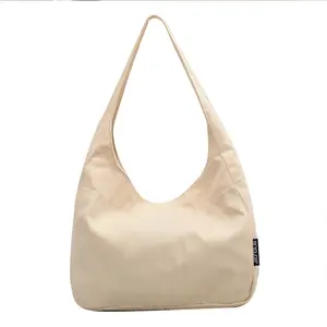 White crossbody bag Large capacity canvas tote bag