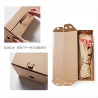 Offre Spéciale Pliable Ondulé Carton Fleurs Direct Usine Emballage Boîtes D'expédition