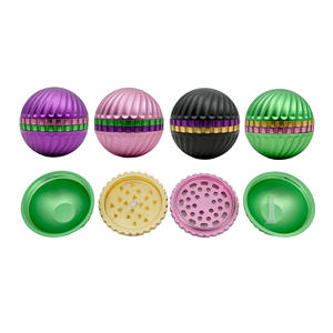 New Arrival Aluminum 4 Layers <b>Herb</b> Grinder Creative Tobacco <b>Smoking</b> Grinder Gift Ball Grinder <b>Herb</b> - Product Image 2