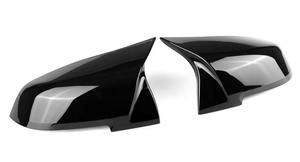 BMW用1ペアサイドバックミラーウィングミラーカバーキャップ12 34シリーズF20 F30 F31 F32 F34 F36 E84 2014-2018ABSグロスブラック - Product Image 2