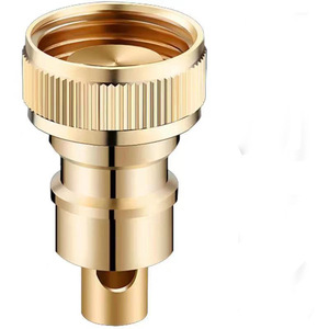 Brass Threaded Tap Connector 3/4 Inch Forging Durable Garden Water Connector - Product Image 1