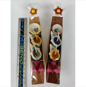 Handmade <b>Soy</b> <b>Wax</b> Candle and Incense Home Decor Set made from Thailand - Product Image 2
