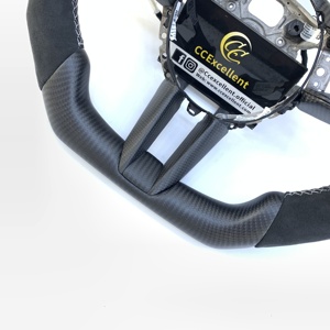 Volante de Fibra de Carbono CCExcellent para <span class=keywords><strong>Porsche</strong></span> Panamera 991.2 Carrera 911 992 718 GT4 RS 982 Boxster Cayman <span class=keywords><strong>Macan</strong></span> <span class=keywords><strong>2017</strong></span>+ - Product Image 4