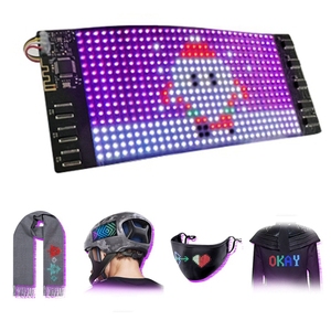 Panneau LED Programmable Flexible Publicité Digital Sign LED Matrix Panel App Control DIY Scrolling LED Sign for Caps Bags Shoes - Product Image 6