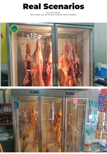 Réfrigérateur professionnel pour viande (bœuf, <span class=keywords><strong>saucisses</strong></span>, jambon) à affinage à froid, avec système de suspension et de présentation - Product Image 6