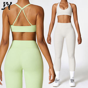 Traje de Yoga Joyyoung con Espalda Descubierta, Traje de Pilates con Soporte <span class=keywords><strong>para</strong></span> Flexiones, Body Antideslizante de Spandex/Nailon, Elástico en Cuatro Direcciones, Ecológico, Largo Completo - Product Image 1