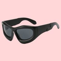 Lunettes de soleil unisexes personnalisées à monture large et verres PC, idéales pour la photographie de rue en extérieur, protection UV400, avec coffret cadeau