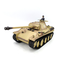 Modelo de tanque alemán Panther Ausf G a escala 1/16 360. Tanque RC Modificado con Torreta Giratoria y Motor de Alta Velocidad 2.4Ghz, Juguetes y Regalos 3879-1